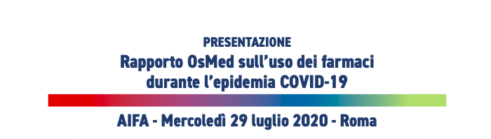 Rapporto OsMed sull’uso dei farmaci durante l’epidemia COVID-19